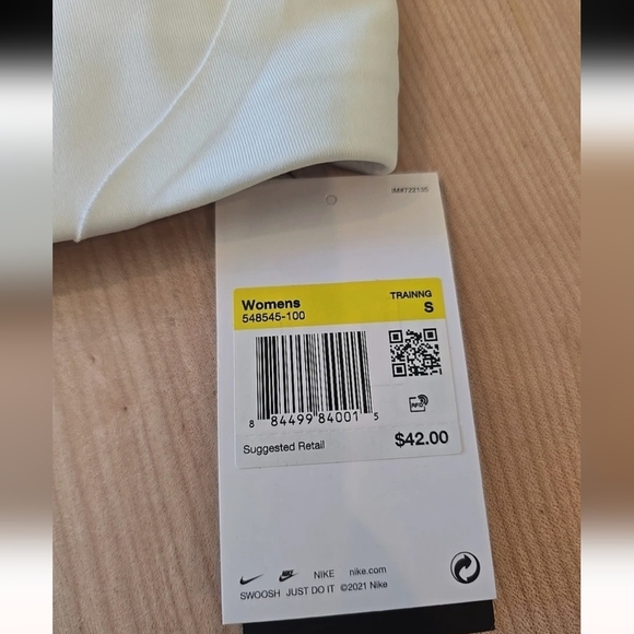 Nike Women's Dri-Fit High Victory Shape White Sports Bra Women Size S - Picture 5 of 5